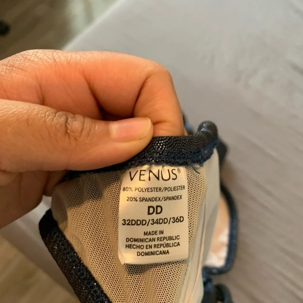 Dark Blue Metal Bikini - Picture 2 of 2